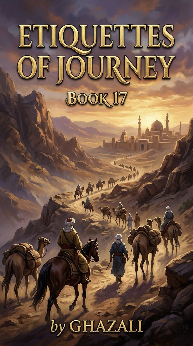 Cover of Etiquettes of Travel by Imam al-Ghazali