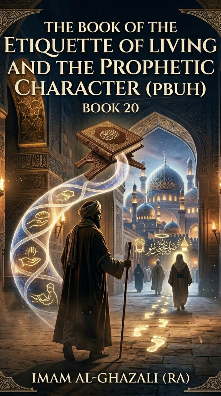 Cover of The Book of the Prophetic Character by Imam al-Ghazali