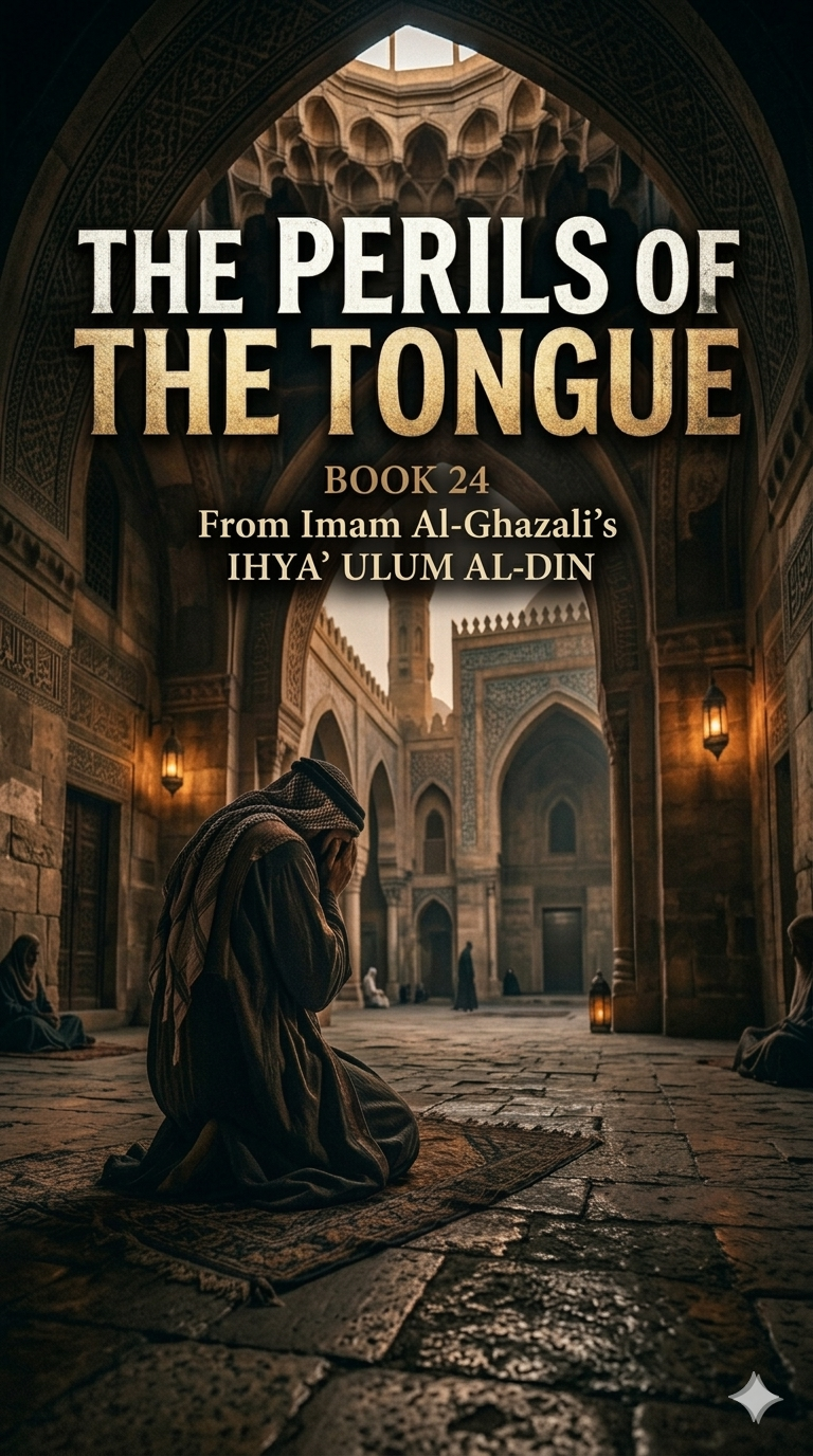 Cover of Evils of the Tongue by Imam al-Ghazali