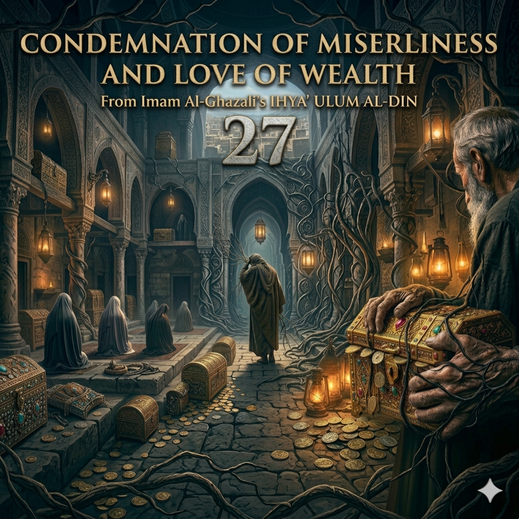 Cover of Book 27: Condemnation of Miserliness and Love of Wealth