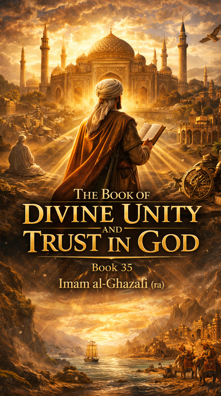 Cover of The Book of Divine Unity and Trust in God by Imam al-Ghazali