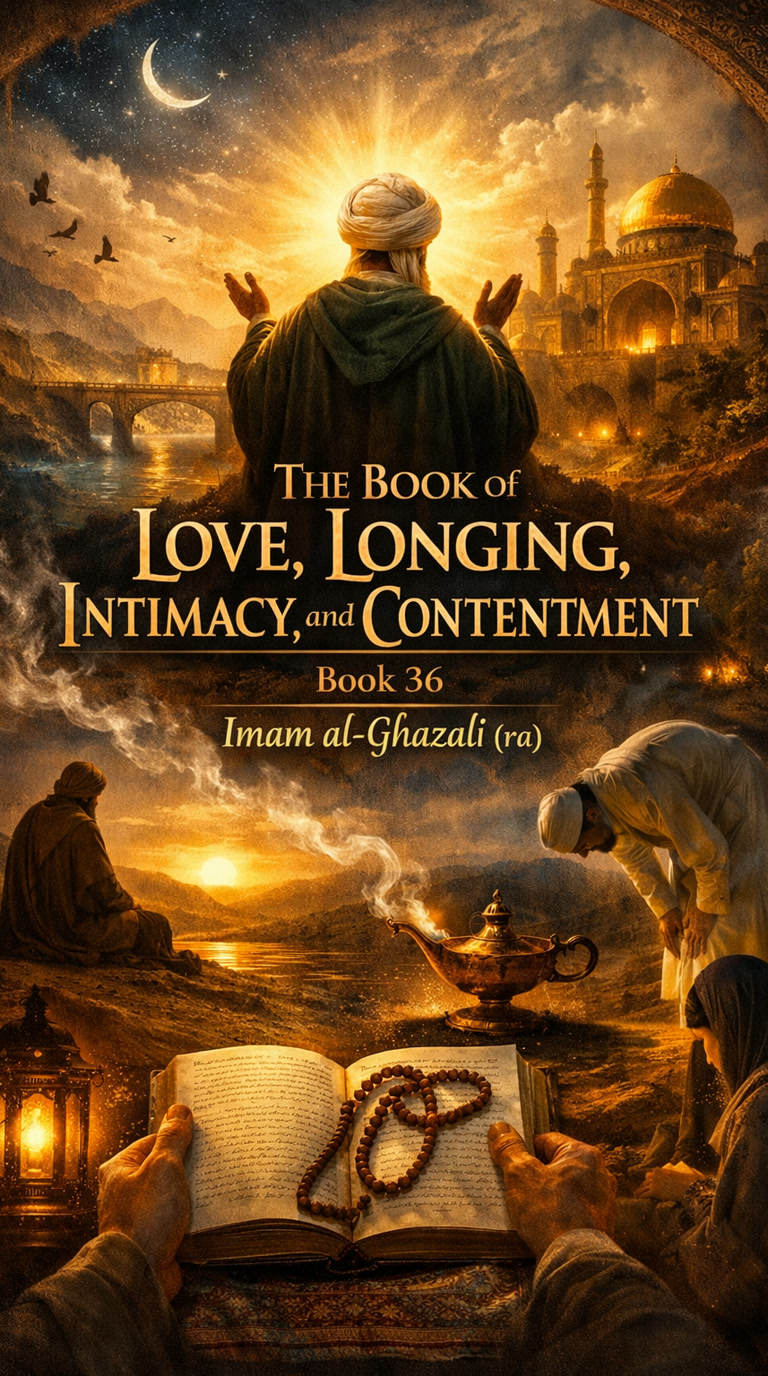 Cover of The Book of Love, Longing, Intimacy, and Contentment by Imam al-Ghazali