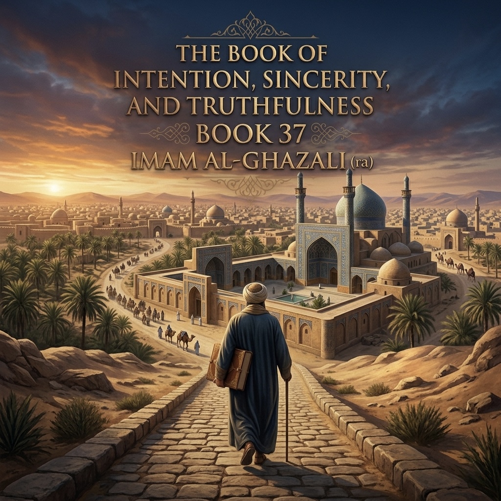 Cover art for Book 37: The Book of Intention, Sincerity, and Truthfulness by Imam al-Ghazali